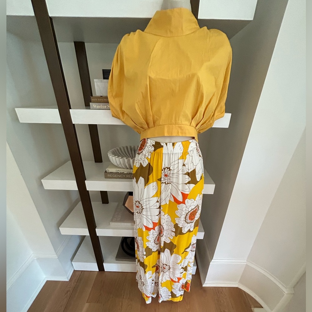 SWF Wide Leg Pants and Cropped Shirt Set, XS, NWOT